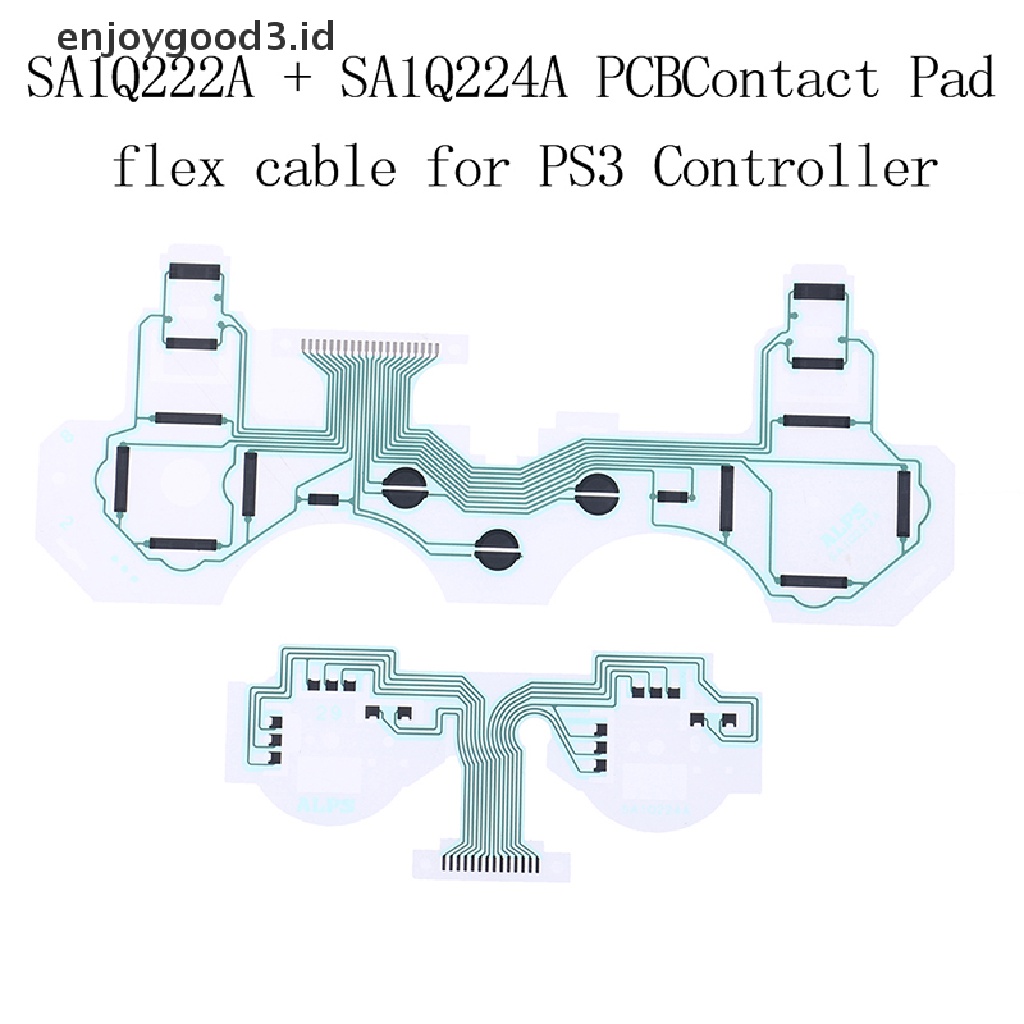 Sa1Q222A + 224a Papan Sirkuit Pcb Kontak Pad Kabel Flex Untuk Controller Ps3 (Dd)