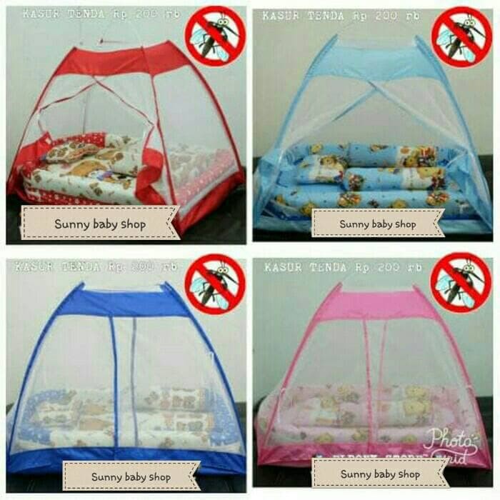 MURAH!! BABY BESS - Set Kasur Bayi Tenda kelambu muda Bantal dan Guling Bayi Karakter Baby Bess