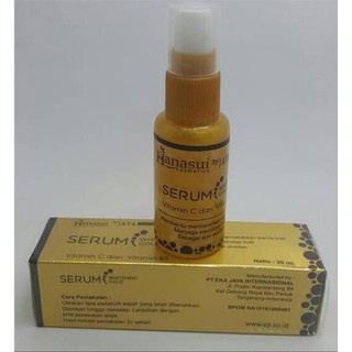 [ORI] Serum Wajah Emas Antioksidan dengan Vitamin C + Collagen Serum Mengatasi Kerutan &amp; Mengecilkan Pori Wajah - Hanasui Serum Whitening Gold