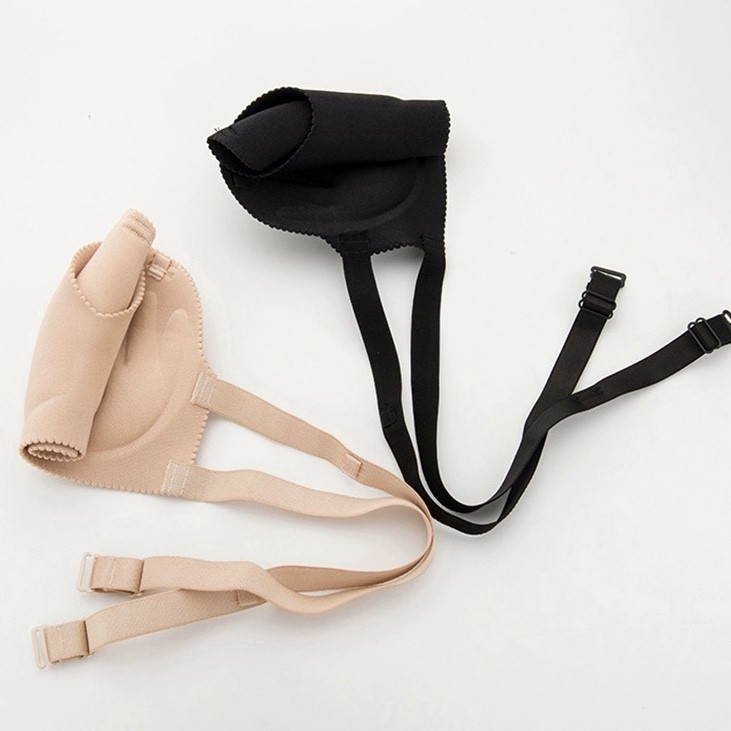 Blackpink Bra Wanita Push Up Model Backless BH Tanpa Tali Polos Gaya Korea Untuk Pakaian Dalam Wanita Bra One-Piece 1041