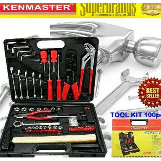 Toolkit tool kit kenmaster alat tukang lengkap