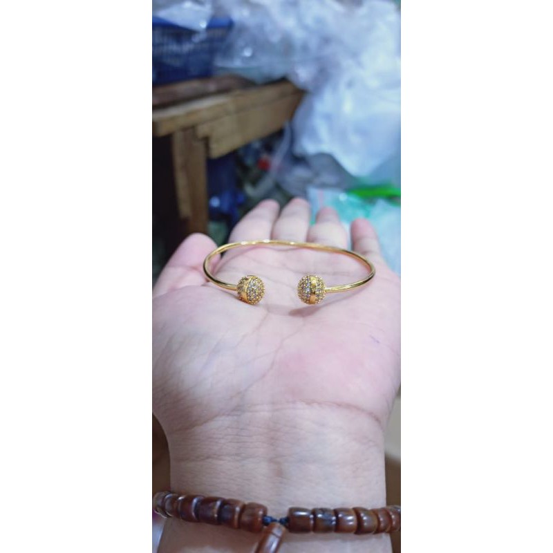 gelang emas muda kadar renda berat 5 gram