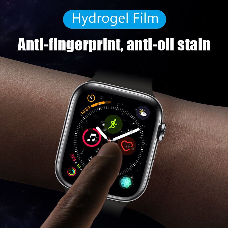 APPLE WATCH Hydrogel Film Transparent Soft Screen Protector iWatch 7 41mm 45mm S1~S6 Full Cover Film