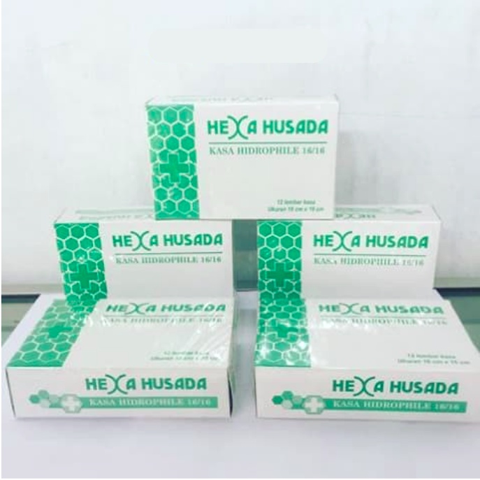 Kasa Hexa Kasa Hidrofil Kasa Hidrophile 16x16cm HEXA HUSADA Kasa Hexa