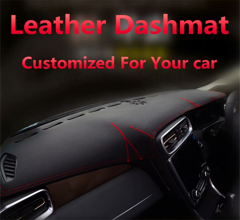 Pu Kulit Dashmat Dashboard Cover Mat Mobil Styling Aksesoris untuk Honda Langkah Wagon Stepwgn G4 2010 2011 2012 2013 2014 Rhd