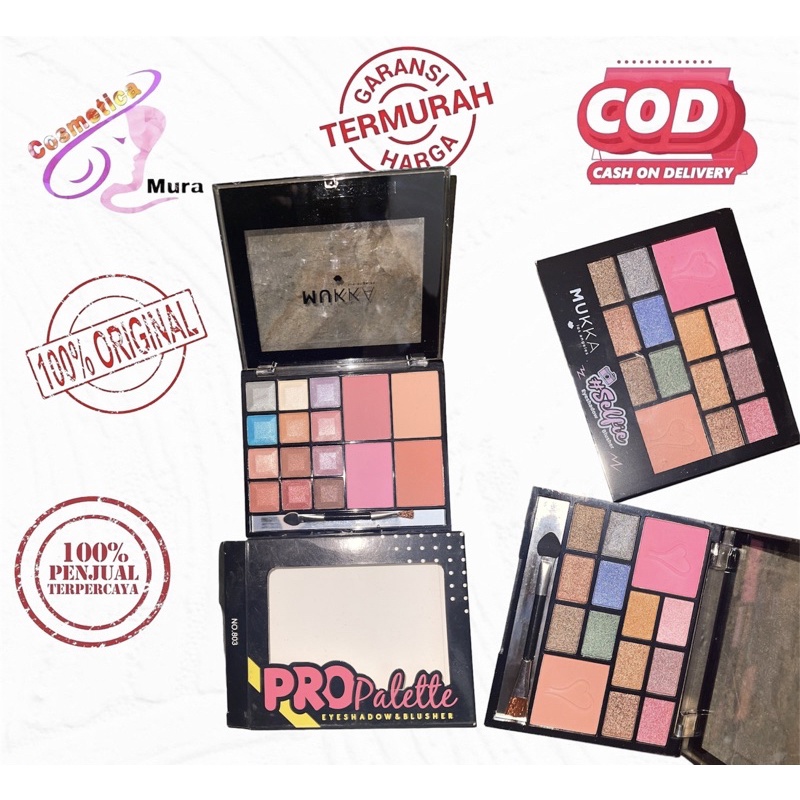 [[sale]] mukka eyeshadow palette super bagus - mukka eyeshadow palette pro || muka eyeshadow palette selfie