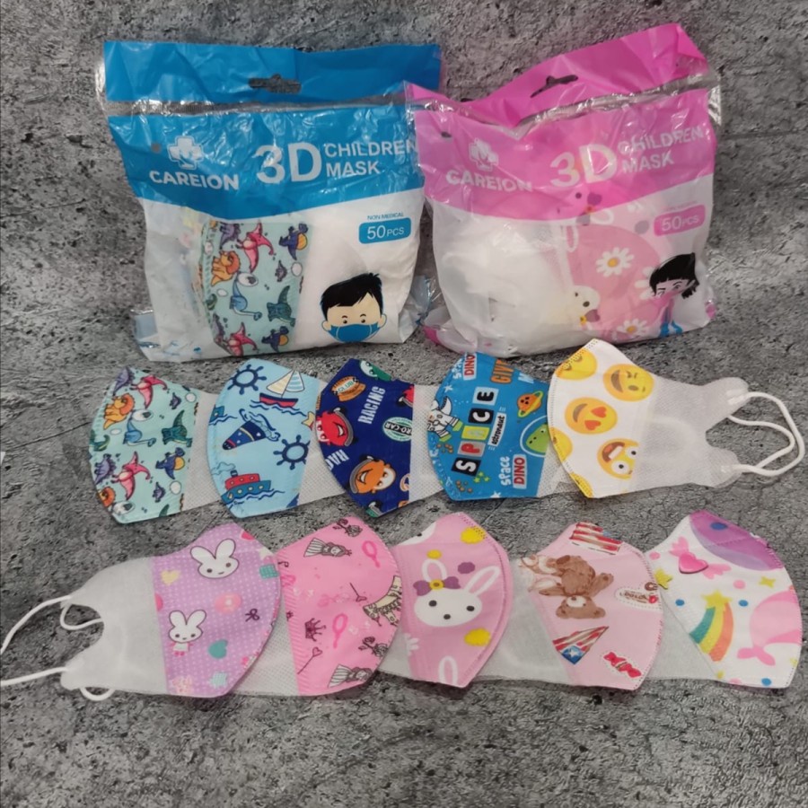 Masker Duckbill Anak Baby Usia 0 -3th ISI 50