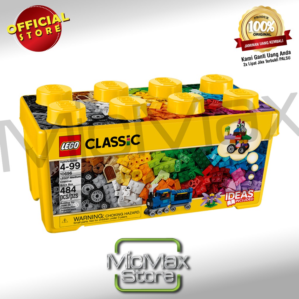 Lego Classic 10696 Medium Creative Brick Box Shopee 