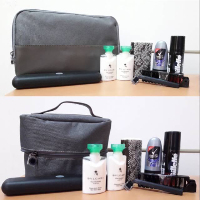 TRAVEL KIT / AMENITY POUCH BVLGARI MAN FROM EMIRATES