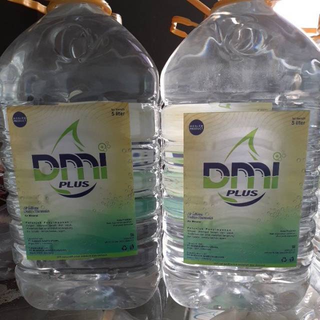 DMI PLUS ION WATER AIR MINUM OKSIGEN GALON 5 LITER  Mamah Dedeh