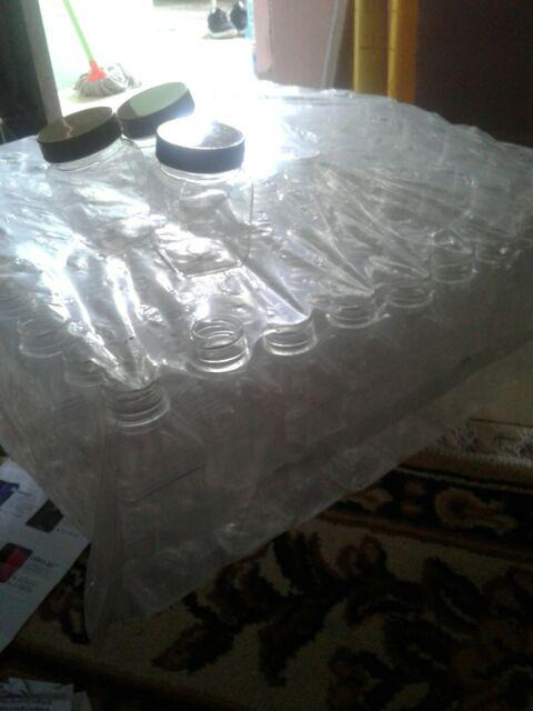 Botol Plastik Pet Cimory 250 Ml Pendek Minimal 100 Pcs Khusus Gojek