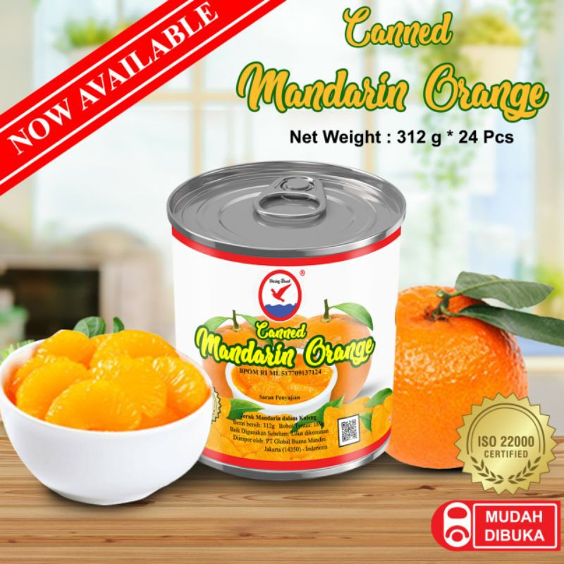 

Mandarin Orange Jeruk Kaleng Herring Brand Buah Kaleng SATUAN
