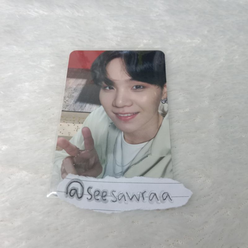 [Ready Stock] Photocard Album Bts Mots The Journey Normal  Suga Yoongi Official Pc Suga mots journey