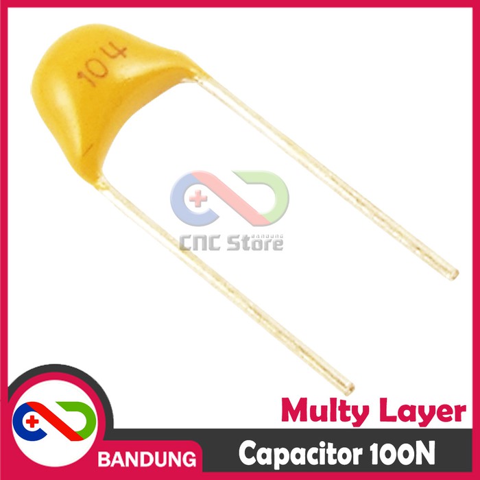 10PCS CAPACITOR KAPASITOR MULTILAYER 100NF 0.1UF 104 50V