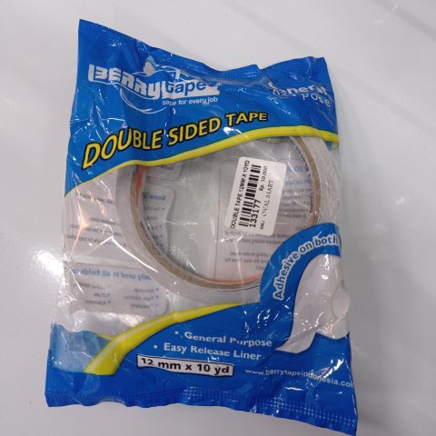 

Promo!!DOUBLE TAPE 12MM X 10YD/double tip murah/