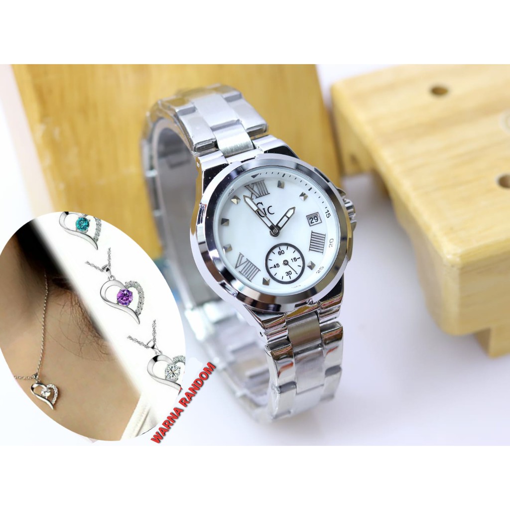 Jam tangan GC HC5122 Guess Collection romawi rantai detik bawah