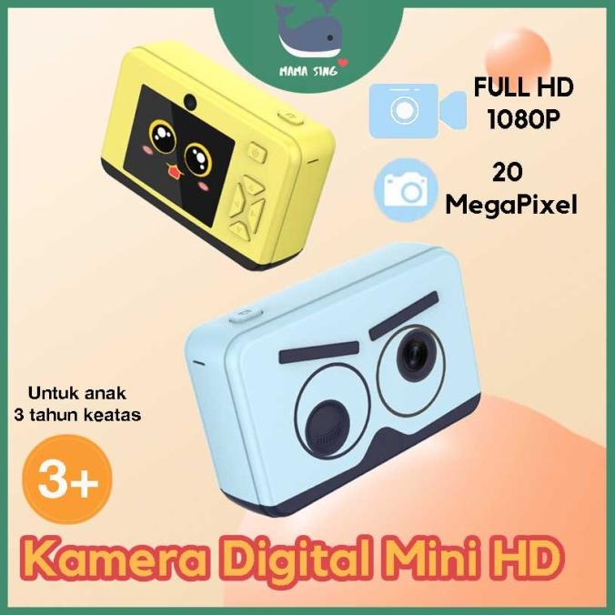 HD Kids Camera - Kamera Digital Mini Anak DSLR HD - Mainan Kamera