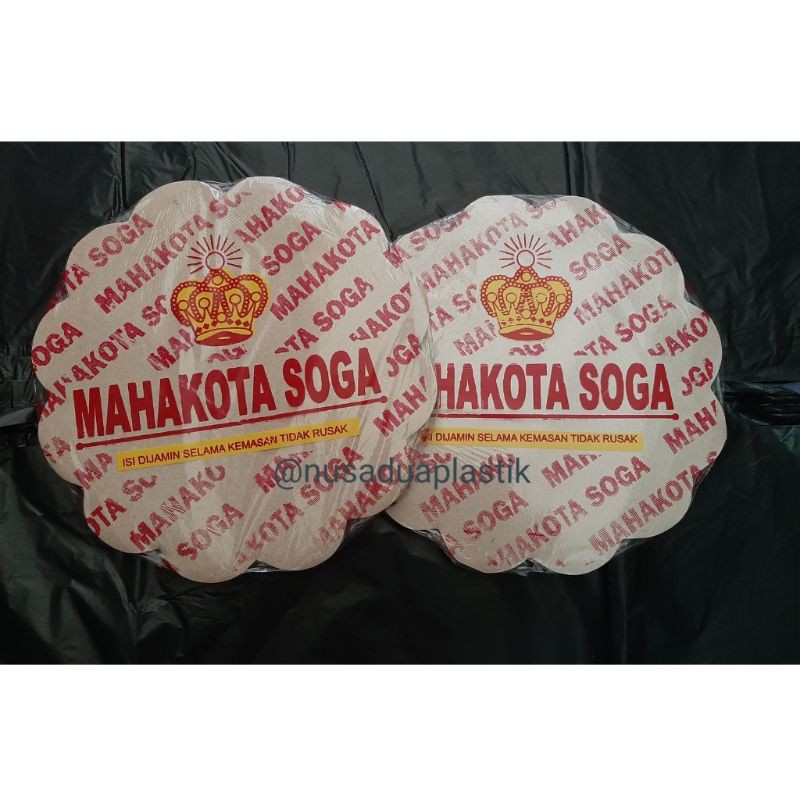 Kertas Nasi Bulat Bunga Ingke Piring Rotan isi 100