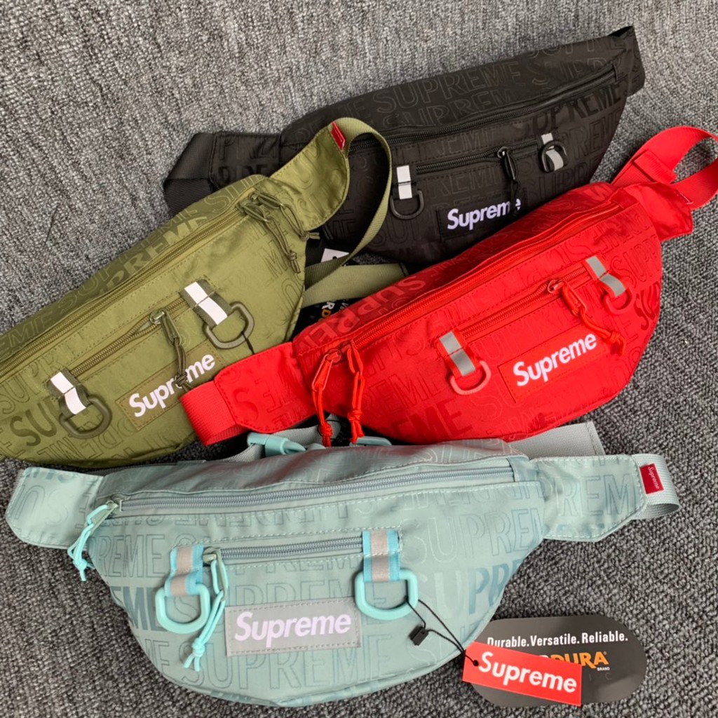 TAS WAISTBAG SUPREME SS19 GOD VERSION WITH TAG/ TAS DADA / TAS SELEMPANG