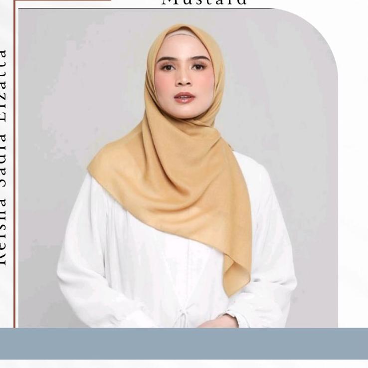 Terbagus.. Hijab Segi Empat Warna Pink Salem Scarf Polos Elzatta