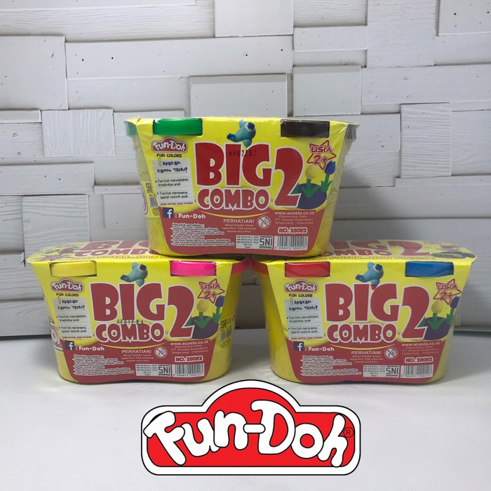 Fun Doh BIG COMBO 2 Refil- Lilin Mainan Anak FunDoh