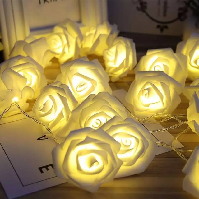 Bunga Mawar Elektrik - LED Rose Flowers - Lampu Tidur Kamar - Dekorasi Ruangan Rumah