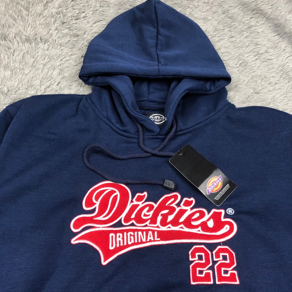 JAKET HOODIE DICKIES ORIGINAL 22 EMBORDIERED  NAVY AND GREY