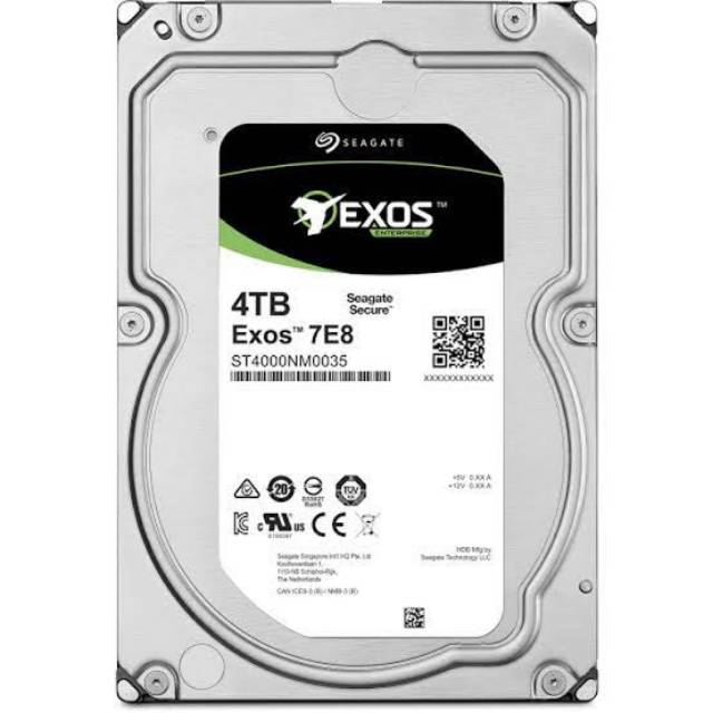 Seagate Enterprise / Server HDD - Seagate Exos 4TB
ST4000NM002A