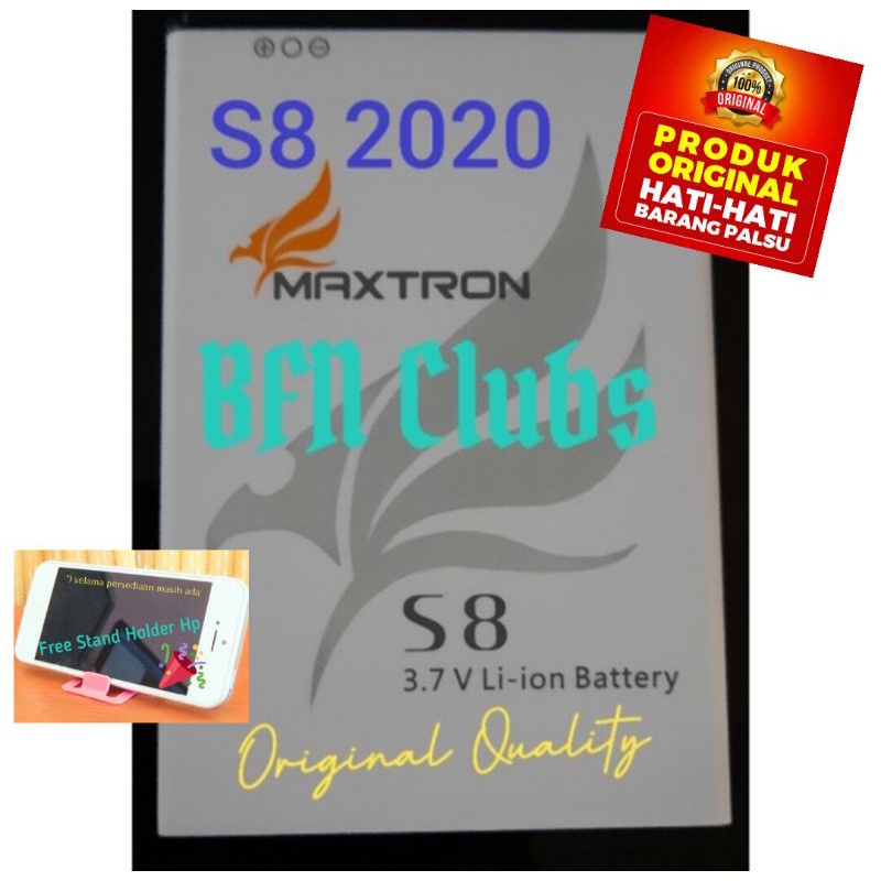 Baterai Maxtron S8 2020 Original Quality