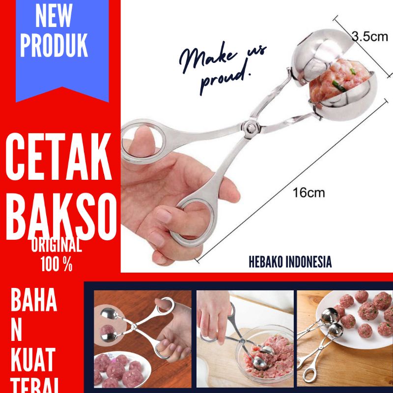 Cetakan Bakso / Catakan Bakso Bulat / Cetakan Bakso Stanless / Alat Cetak Bakso / Alat Cetakan Bakso