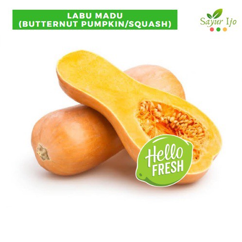 

Butternut Pumpkin Squash 0.8 - 1 KG / Pcs Fresh Grade A Buah Labu Madu Manis