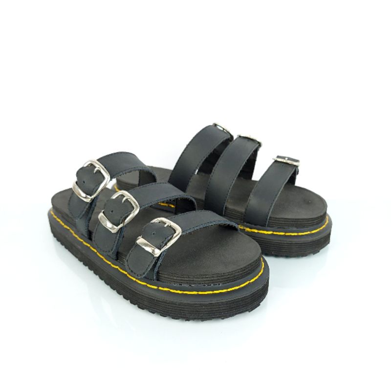 End Year Sale | Sandal Kulit Wanita Casual | Original | Dr Martens | Wedges Wanita | SMURF FOOTWEAR 