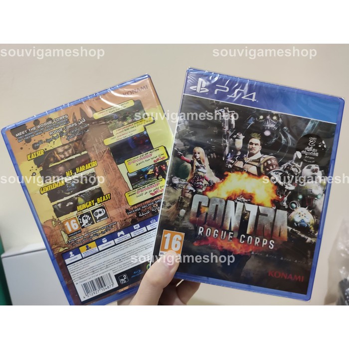 PROMO  PS4 CONTRA: ROGUE CORPS CD GAME BD PS 4 Playstation 4 English