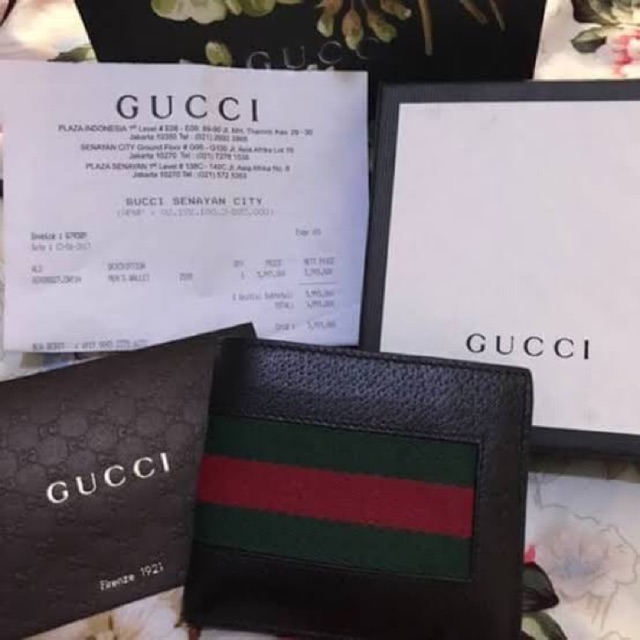 Dompet Gucci Original Pria black