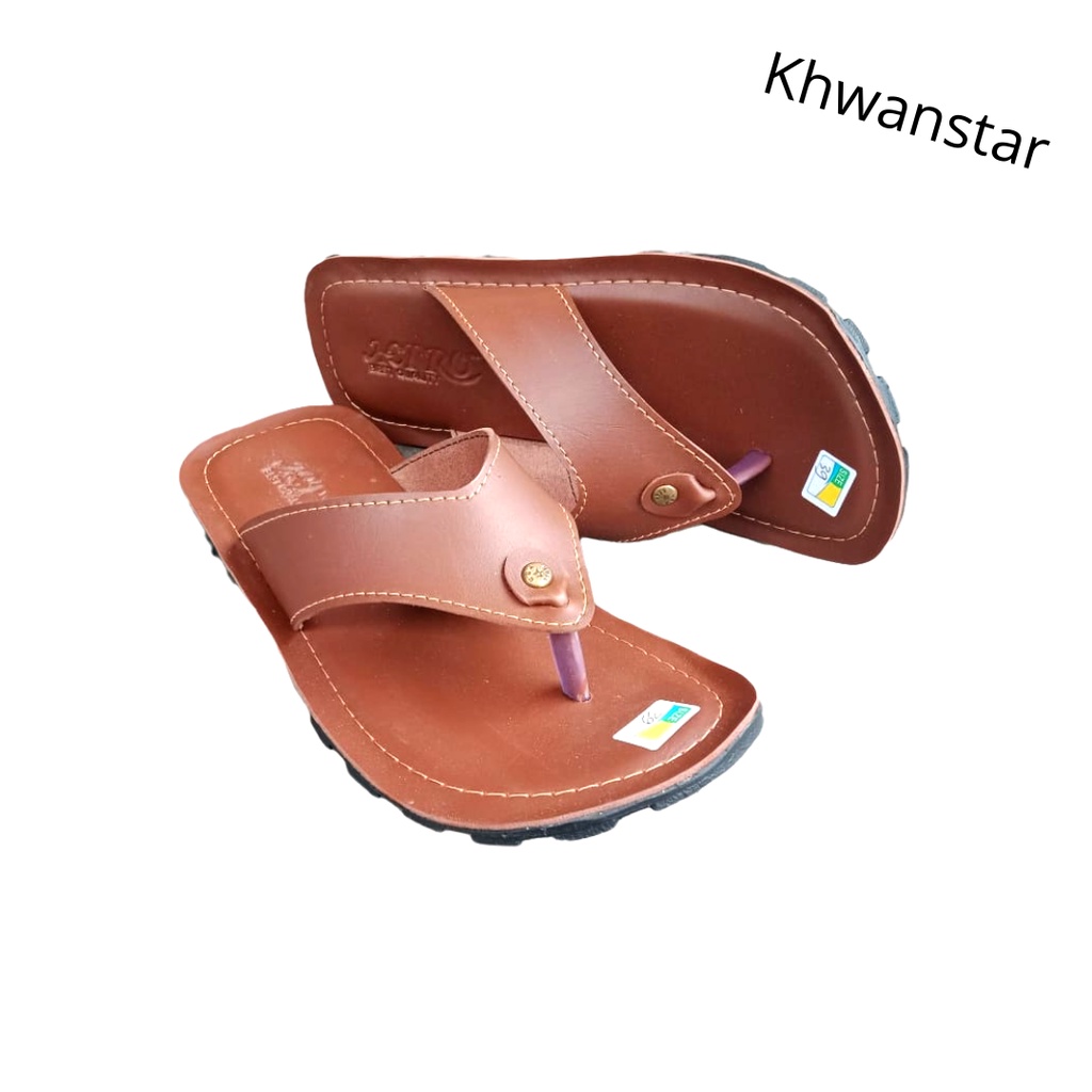 Sandal Jepit Kulit Pria / Sandal Jepit Pria / Sandal Pria Kulit / Sandal Kulit Jepit Pria / Sendal Jepit Kulit Pria / Sandal Slide Terbaru Khwanstar