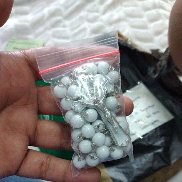 Rosario Manik Doff Putih