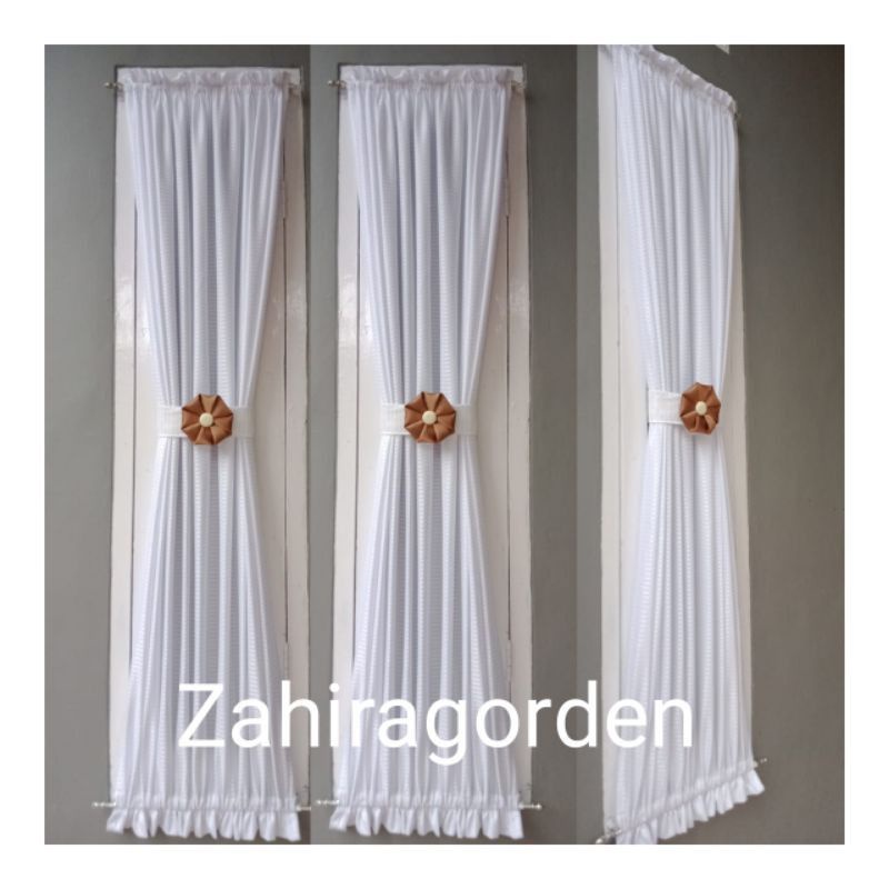 vitrase ikat tengah / vitrase kupu kupu / vitrase jendela minimalis