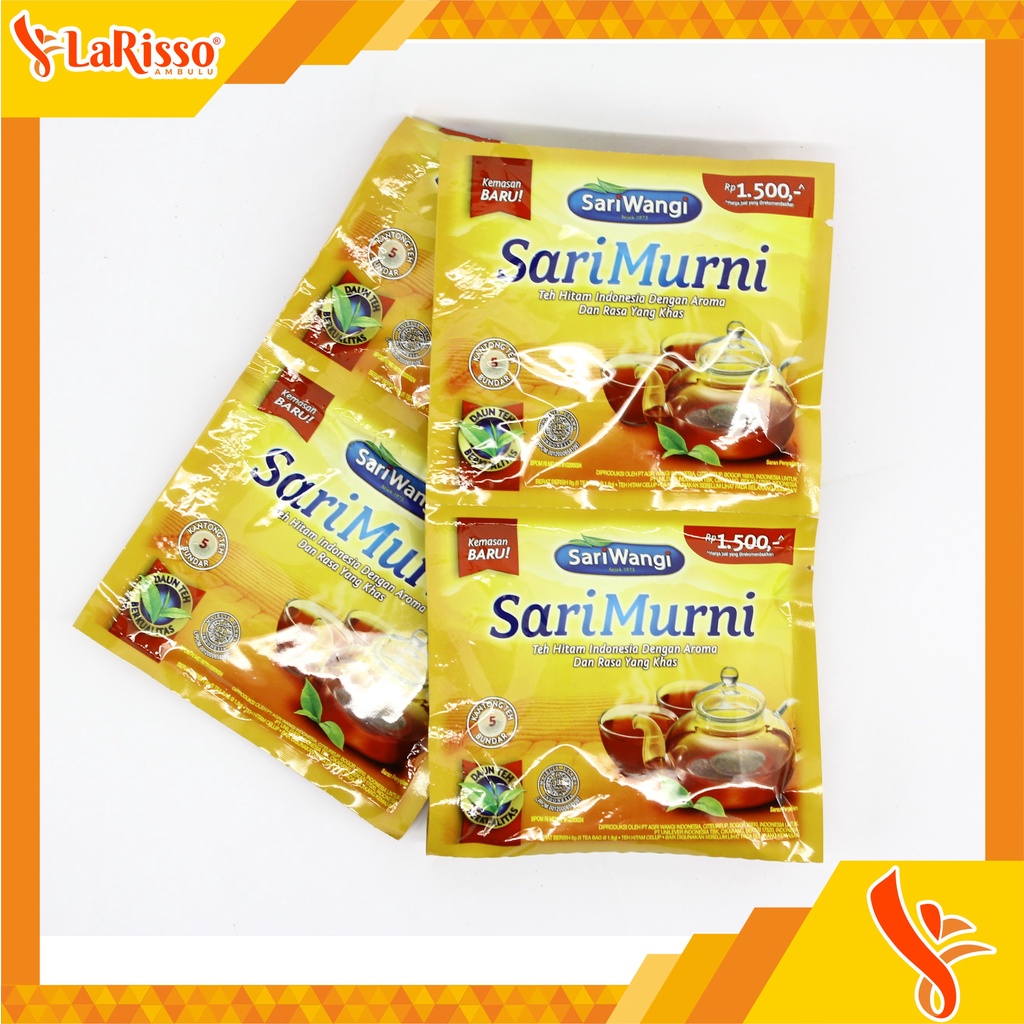 

TEH HITAM CAP SARIMURNI BY SARIWANGI KANTONG BUNDAR 6'S SACHET