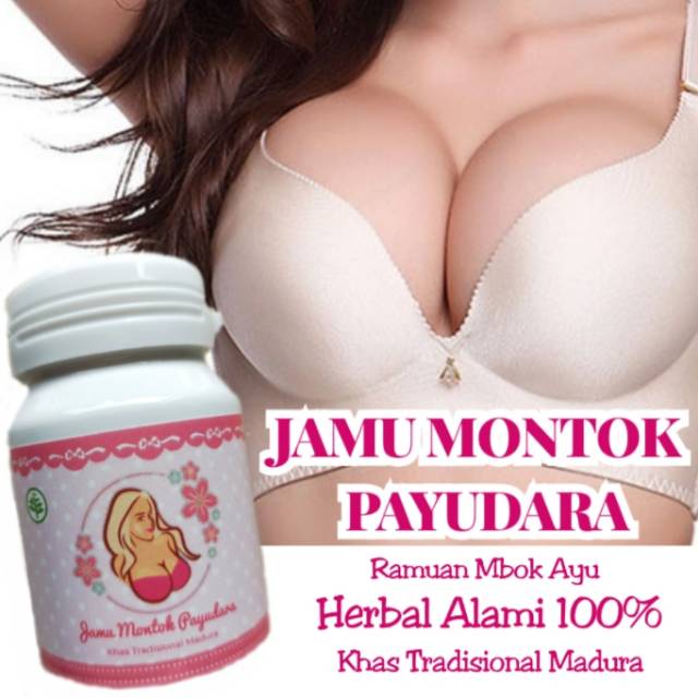 Jamu Montok Payudara Herbal Alami 100 Ramuan Mbok Ayu Pengencang Pembesar Payudara Shopee Indonesia