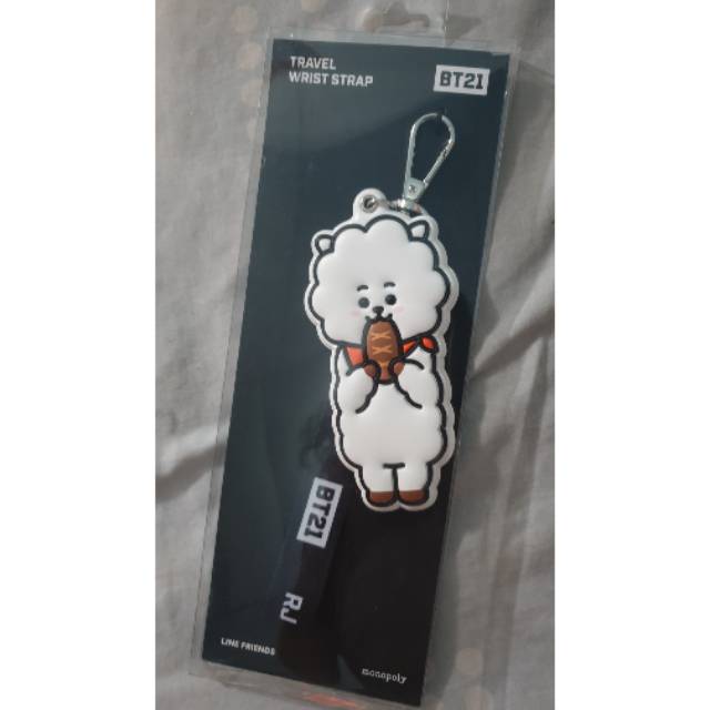 BT21 X MONOPOLY TRAVEL WRIST STRAP RJ