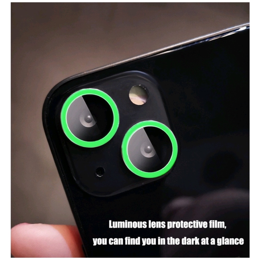 RING CAMERA Glow in the dark UNTUK Iphone 13 Pro max 13 mini Kamera