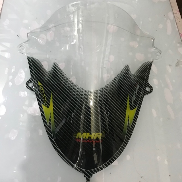 Visor R15 v3 Winshield R15 v3 Mhr Motif Karbon Best Kualitas