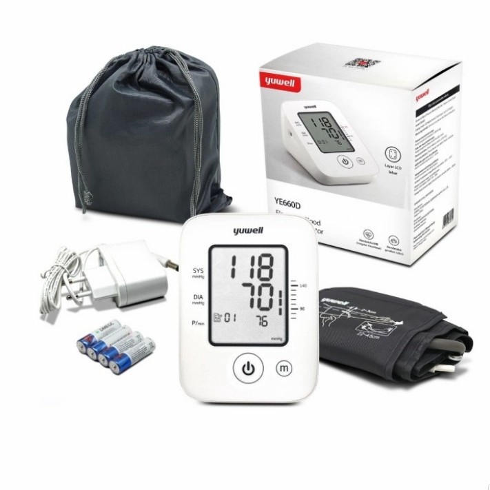 Tensimeter Digital Yuwell YE 660 D with Adaptor