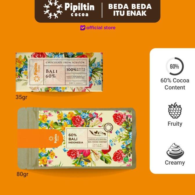 

PROMO Pipiltin Cocoa Dark Chocolate - Chocolate Bar Bali 60% MURAH