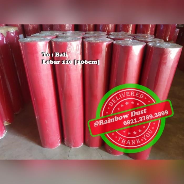 Perekat Karpet Talang Air /Meter 110Cm Merah-Hitam Produksi Pabrik