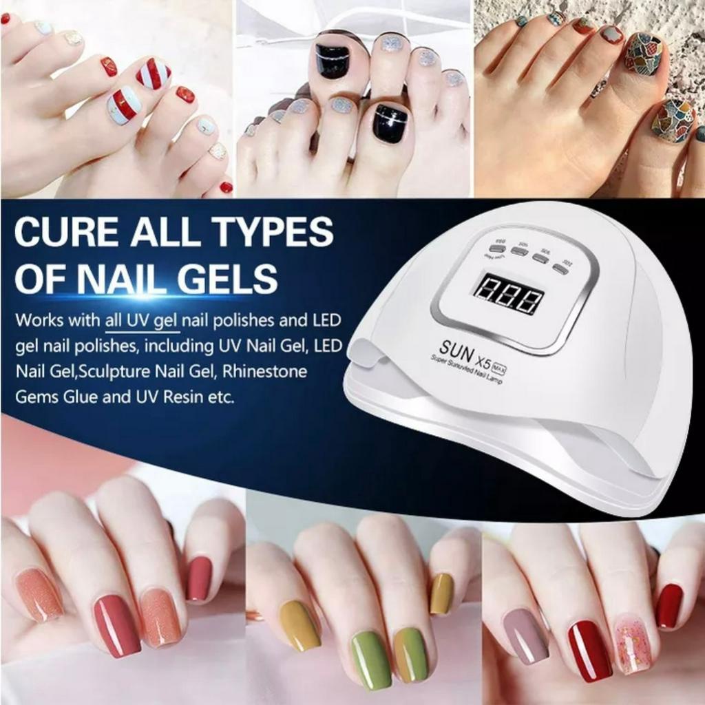 Alat Kecantikan Sun X5 Pengering Kuku Kutek UV LED Nail Lamp Dryer Nail art Manicure Pedicure