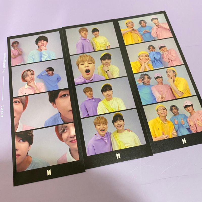 BTS Festa D Day Calendar Unit RM JK JIN V J HOPE SUGA JIMIN Photo Strip Official