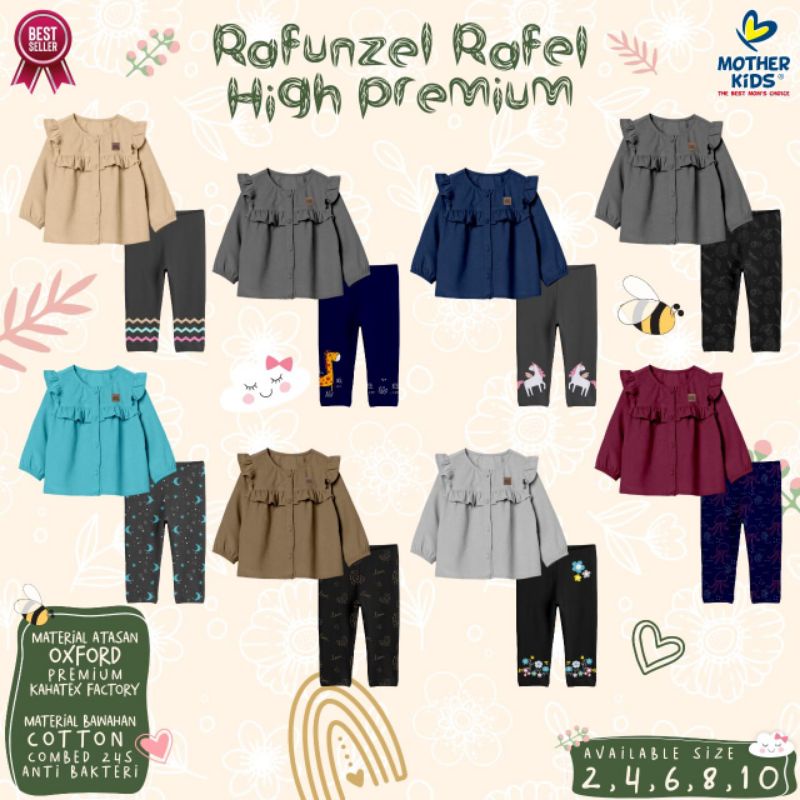 ‼️ READY ‼️ 2-10T SET RAFUNZEL RAFEL KIDS MOTHER KIDS