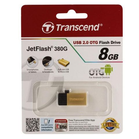 Transcend Flashdisk+OTG JF 380G 8GB USB 2.0