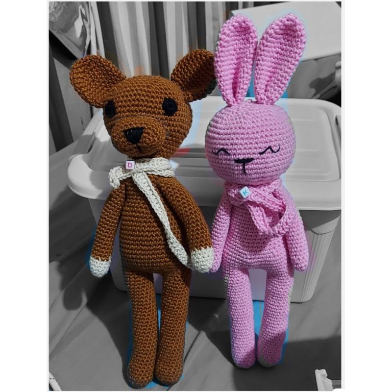 Boneka rajut amigurumi beruang